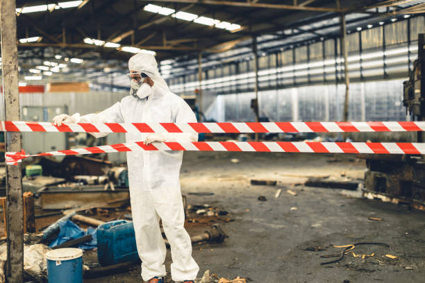 Professional Hoarding Cleanup technician working in Colmar, PA